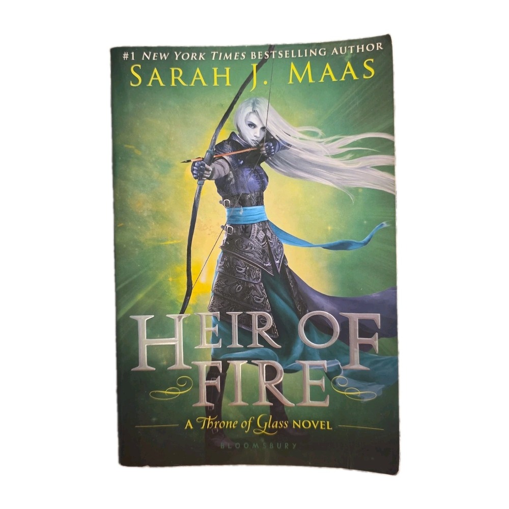 Heir Of Fire Sarah‎ J Maas Paperback Original Cover Throne of Glass Series